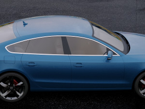 audi a5 sportback 2010 3D Модель
