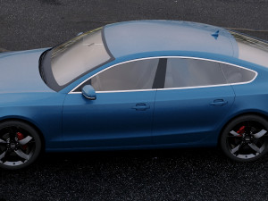 audi a5 sportback 2010 3D Модель
