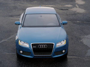 audi a5 sportback 2010 3D Model