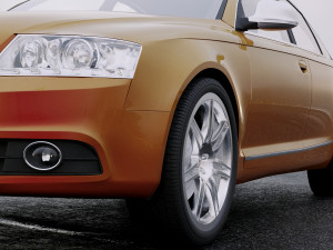 audi a6 c6 sedan 2011 Model 3D