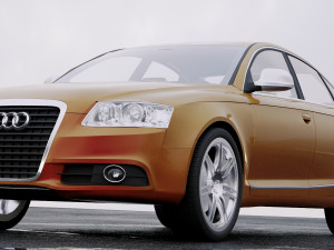 audi a6 c6 sedan 2011 Model 3D