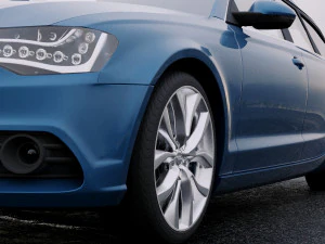 audi a6 avant 2012 3D Model