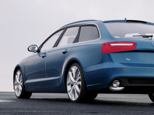 audi a6 avant 2012 3D-Modell