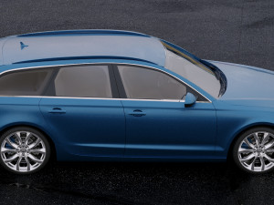 audi a6 avant 2012 3D-Modell