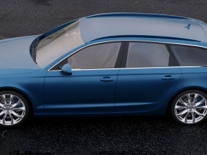 audi a6 avant 2012 3D-Modell