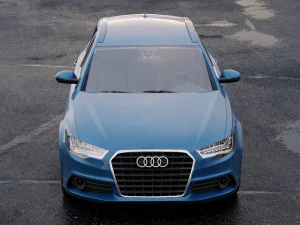 audi a6 avant 2012 3D Model