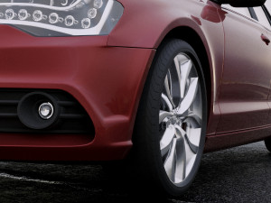 audi a6 sedan 2012 3D Model