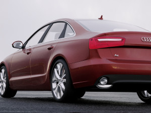 audi a6 sedan 2012 3D Model