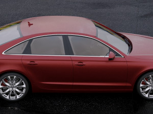 audi a6 sedan 2012 3D Model