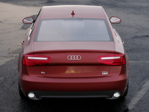 audi a6 sedan 2012 3D Model