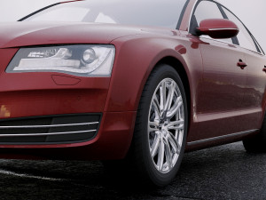 audi a8 d4 2010 3D Model