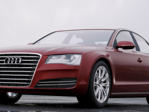 audi a8 d4 2010 3D Model