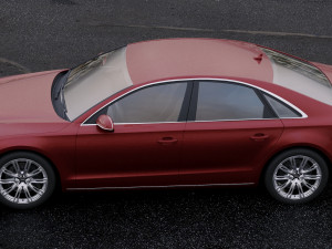 audi a8 d4 2010 3D Model