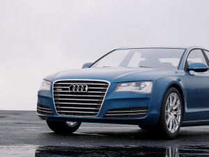 audi a8 d4 2010 3D Model