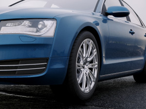 audi a8 d4 2010 3D Model