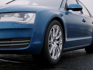 audi a8 d4 2010 3D Model