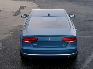 audi a8 d4 2010 3D Model