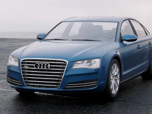 audi a8 d4 2010 3D Model