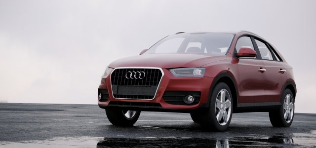 audi q3 2011 3D मॉडल .c4d .max .obj .3ds .fbx .stl .blend 