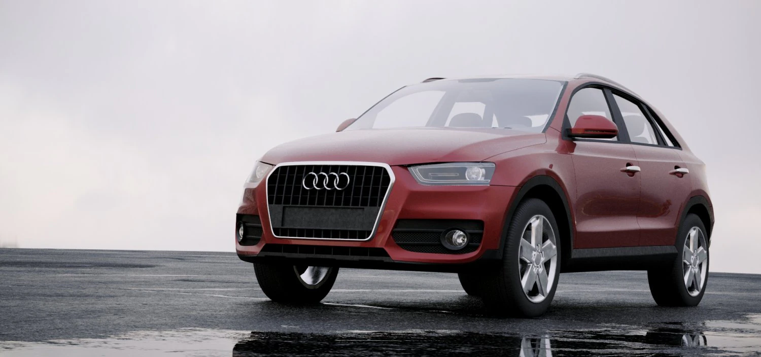 audi q3 2011 3D Model .c4d .max .obj .3ds .fbx .stl .blend 