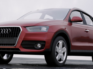 audi q3 2011 3D मॉडल