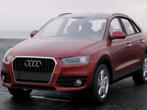 audi q3 2011 3D Model