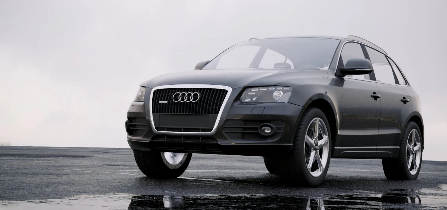 audi q5 2008 3D Model .c4d .max .obj .3ds .fbx .stl .blend 