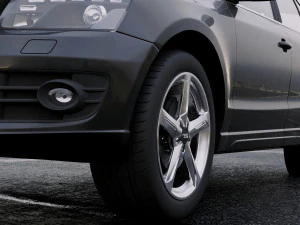 audi q5 2008 3D Model