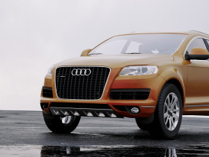 audi q7 2010 3D Model