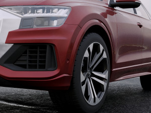 audi q8 3D Model
