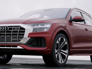 audi q8 3D Model
