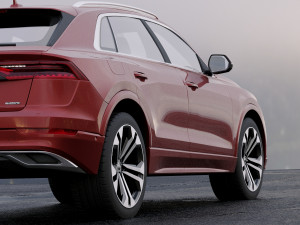 audi q8 3D Model