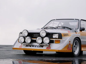 Ауди Кватро Спорт С1 1985 года. 3D Модель