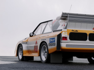 audi quattro sport s1 1985 Model 3D