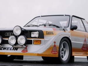 audi quattro sport s1 1985 Model 3D