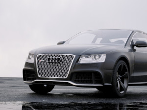 audi rs5 2011 3D Model
