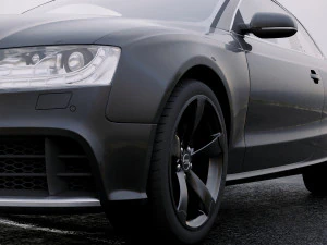 audi rs5 2011 3D Model