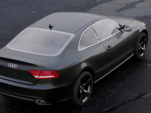 audi rs5 2011 3D Model