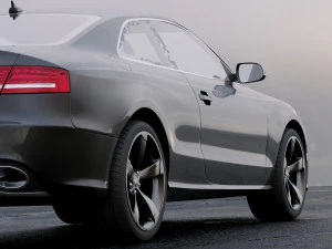 audi rs5 2011 3D Model
