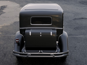 chrysler imperial close coupled sedan 1931 3D मॉडल