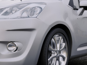 citroen c3 2010 3D Модель