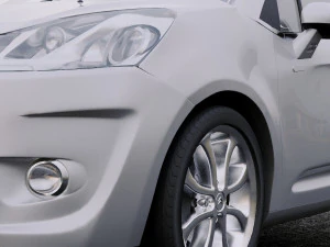 citroen c3 2010 3D Model