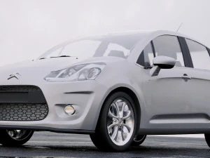 citroen c3 2010 3D Model