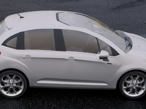 citroen c3 2010 3D Модель