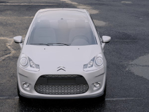 citroen c3 2010 3D Модель