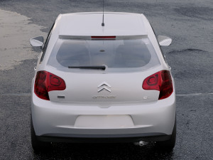 citroen c3 2010 3D Модель