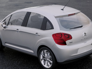 citroen c3 2010 3D Модель