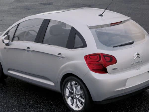 citroen c3 2010 3D Model