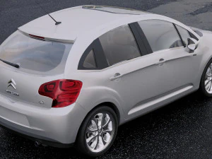 citroen c3 2010 3D Model