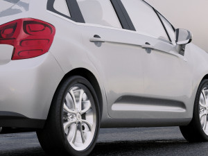 citroen c3 2010 3D Модель